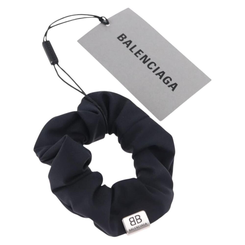 Balenciaga Nylon Shush Hair Tie Black